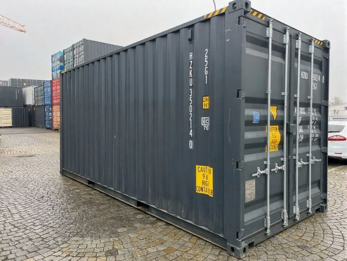 20HC container 3/4 bagside