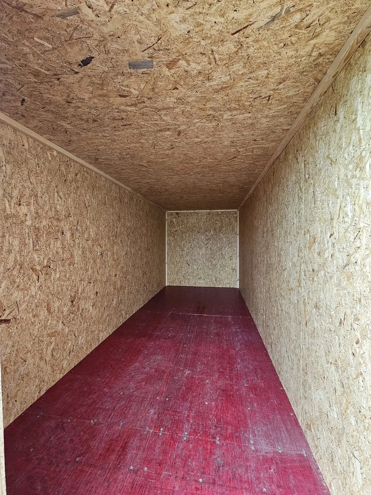 Isoleret container blå indeni
