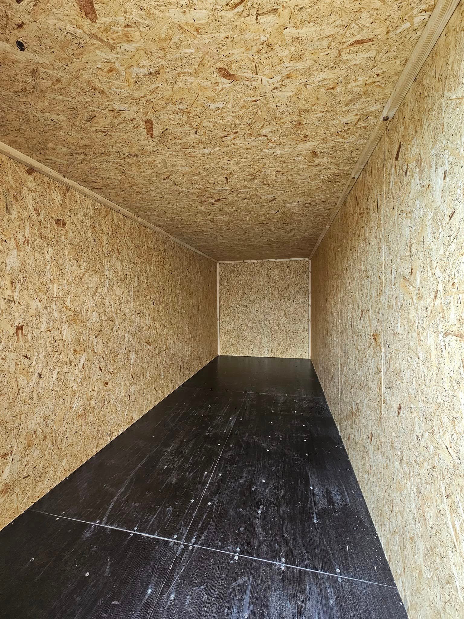 Isoleret container mørkgrå indeni