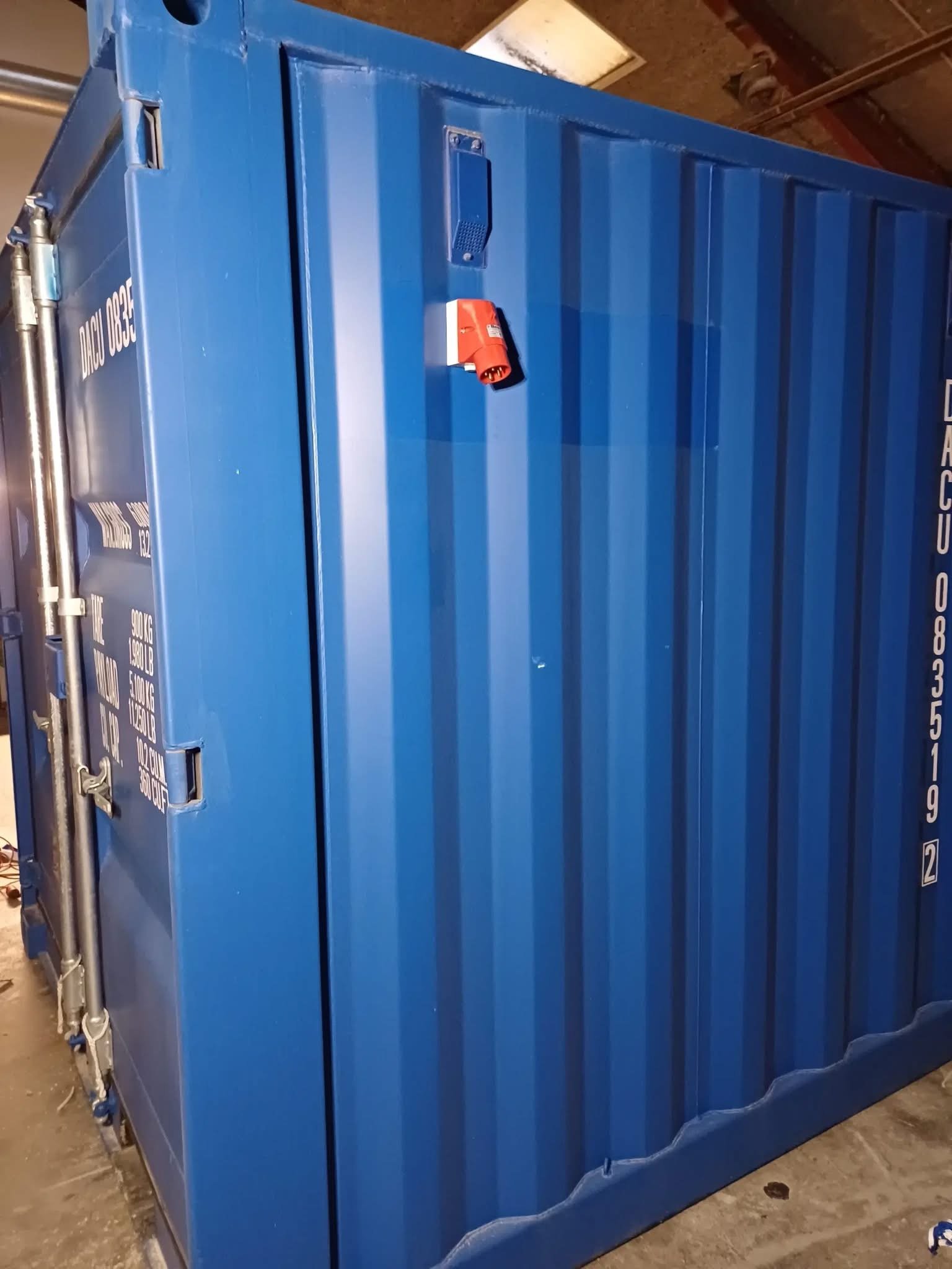 8 fods isoleret container laterale prise