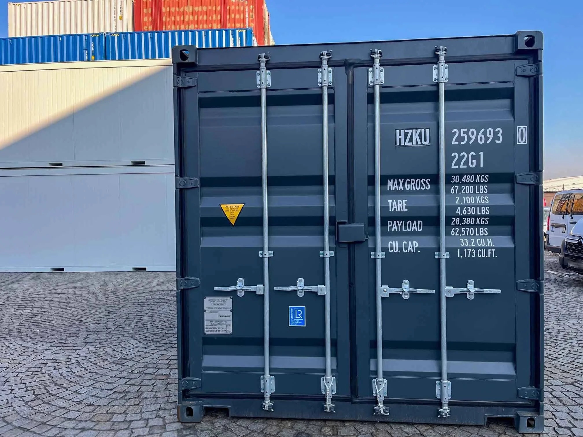20 fods container facade donnees