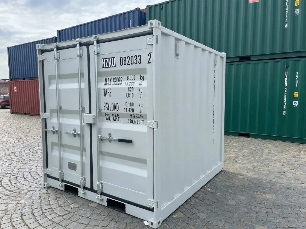 8-fods lagercontainer – Hvid/Lysegrå